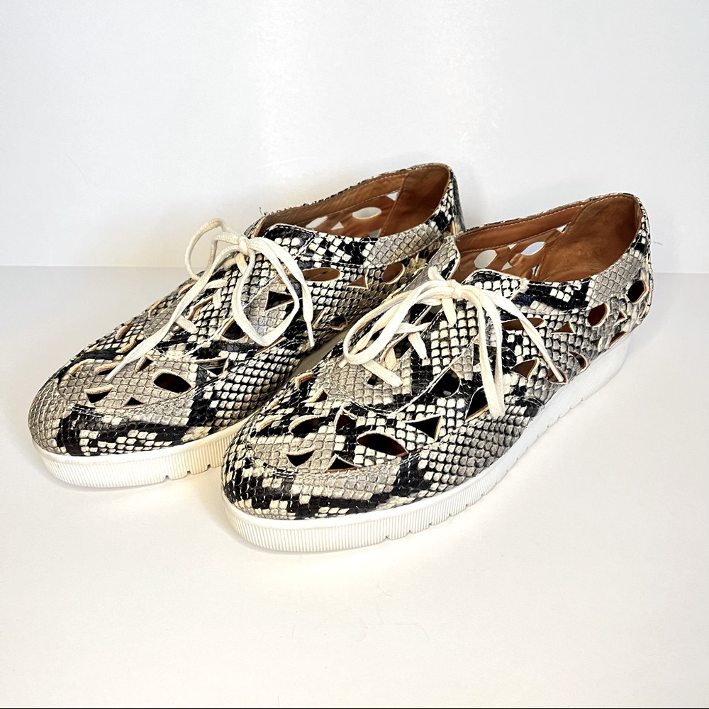 Aquatalia by Marvin K *Made in Italy* Abilene Cut Out Platform Sneakers